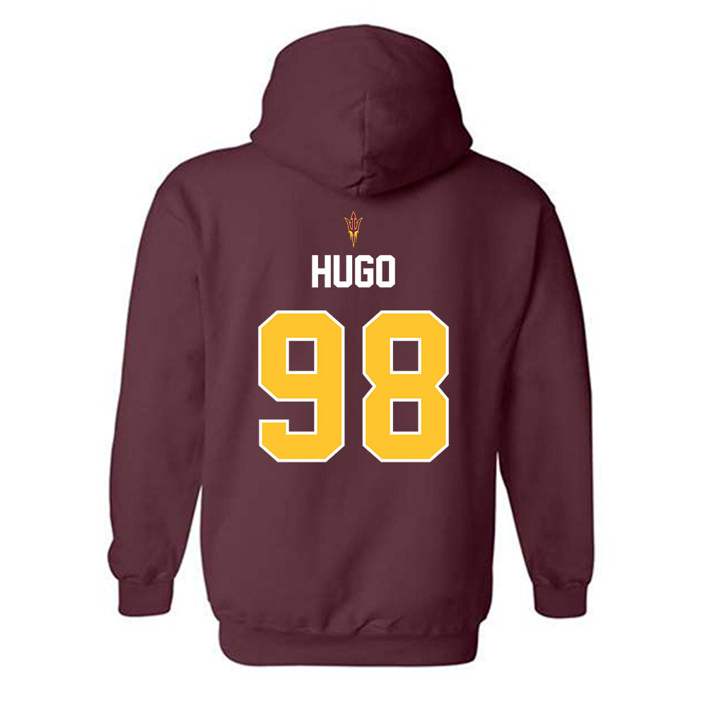 Arizona State - NCAA Football : Julian Hugo - Replica Shersey Hooded Sweatshirt-1