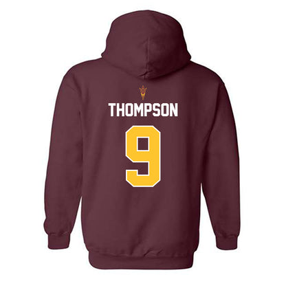 Arizona State - NCAA Football : Jalen Thompson - Replica Shersey Hooded Sweatshirt-1