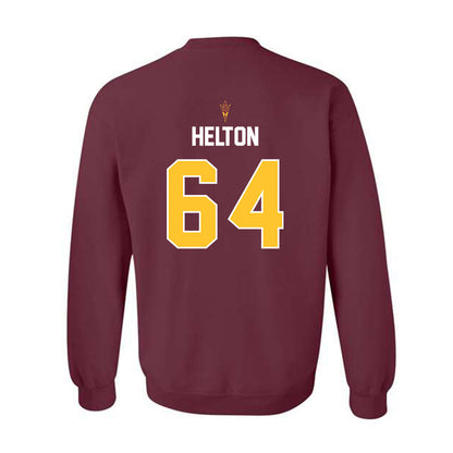 Arizona State - NCAA Football : Wade Helton - Replica Shersey Crewneck Sweatshirt-1