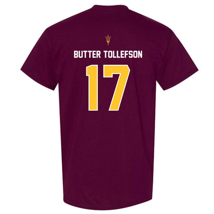 Arizona State - NCAA Football : Michael "Butter" Tollefson - Replica Shersey T-Shirt-1