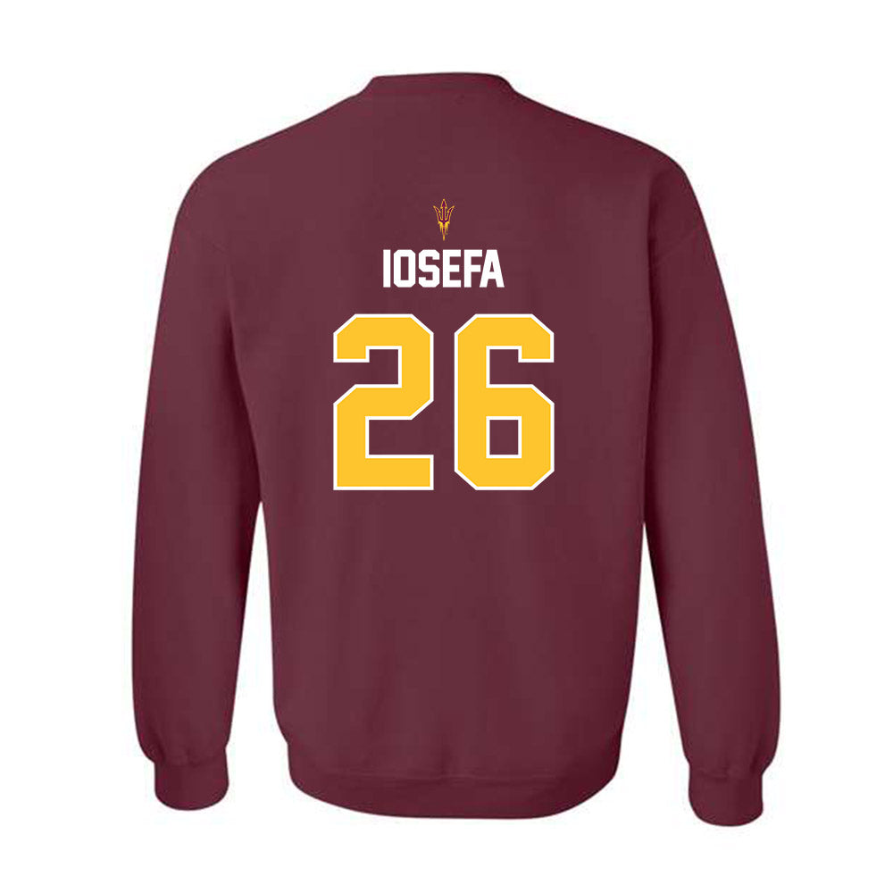 Arizona State - NCAA Football : Isaiah Iosefa - Replica Shersey Crewneck Sweatshirt-1