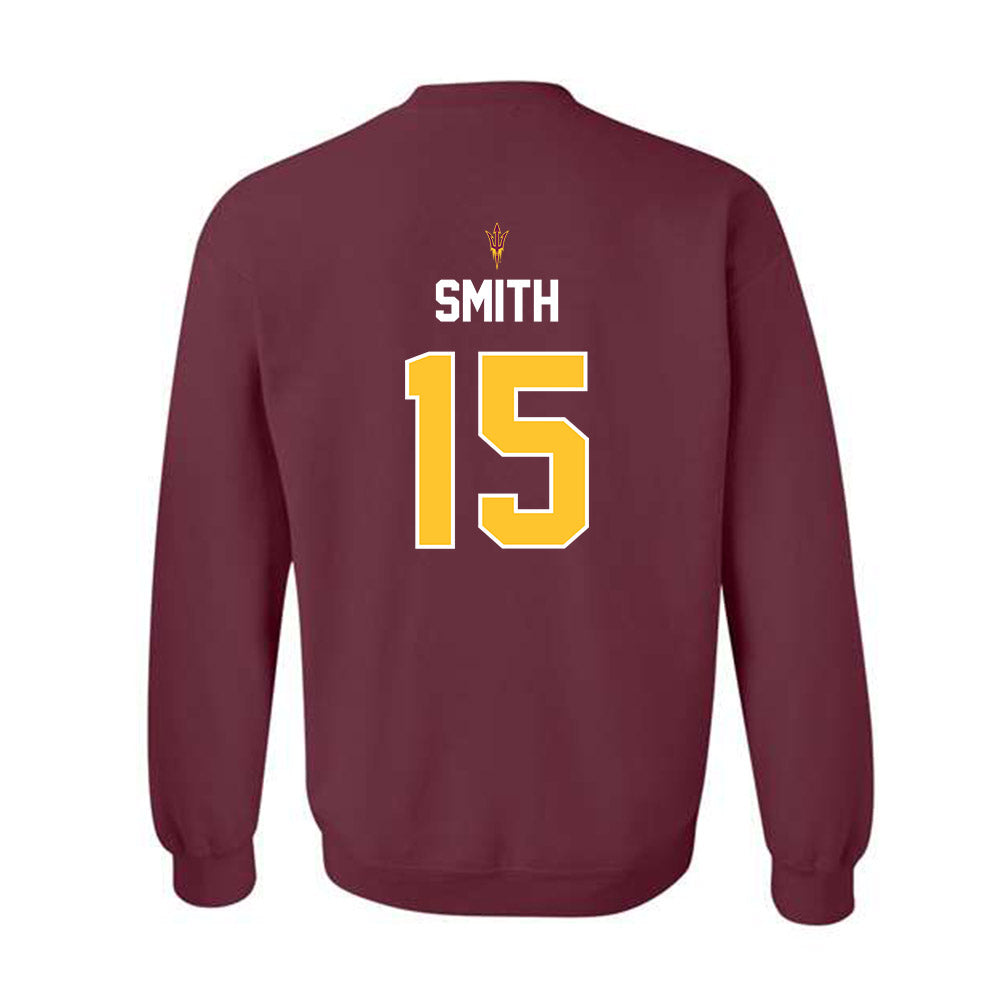 Arizona State - NCAA Football : Joseph Smith - Replica Shersey Crewneck Sweatshirt-1