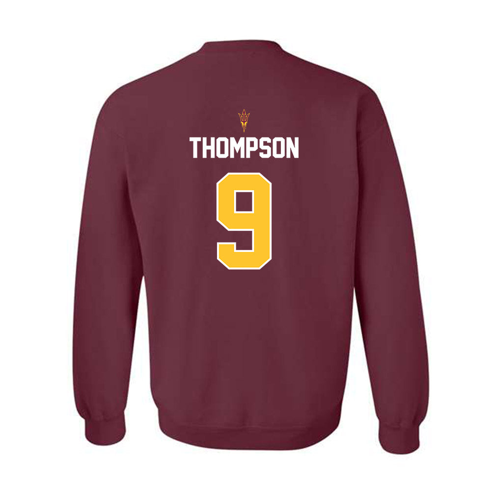 Arizona State - NCAA Football : Jalen Thompson - Replica Shersey Crewneck Sweatshirt-1