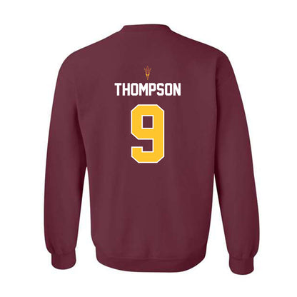 Arizona State - NCAA Football : Jalen Thompson - Replica Shersey Crewneck Sweatshirt-1