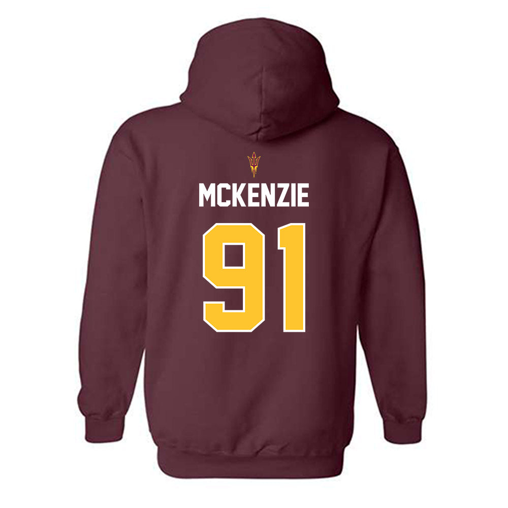 Arizona State - NCAA Football : Rashad McKenzie - Replica Shersey Hooded Sweatshirt-1