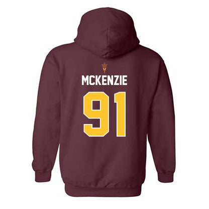 Arizona State - NCAA Football : Rashad McKenzie - Replica Shersey Hooded Sweatshirt-1