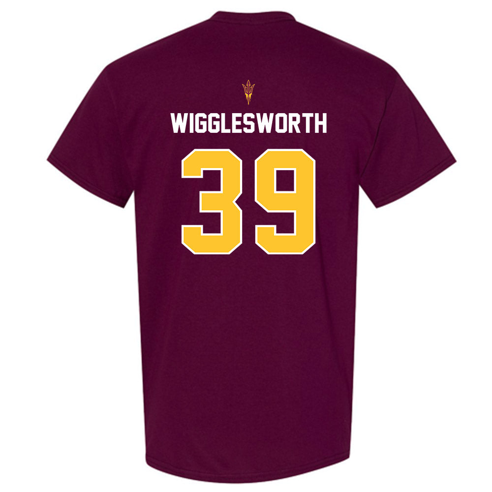 Arizona State - NCAA Football : Tyler Wigglesworth - Replica Shersey T-Shirt-1