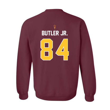Arizona State - NCAA Football : Cory Butler Jr. - Replica Shersey Crewneck Sweatshirt-1