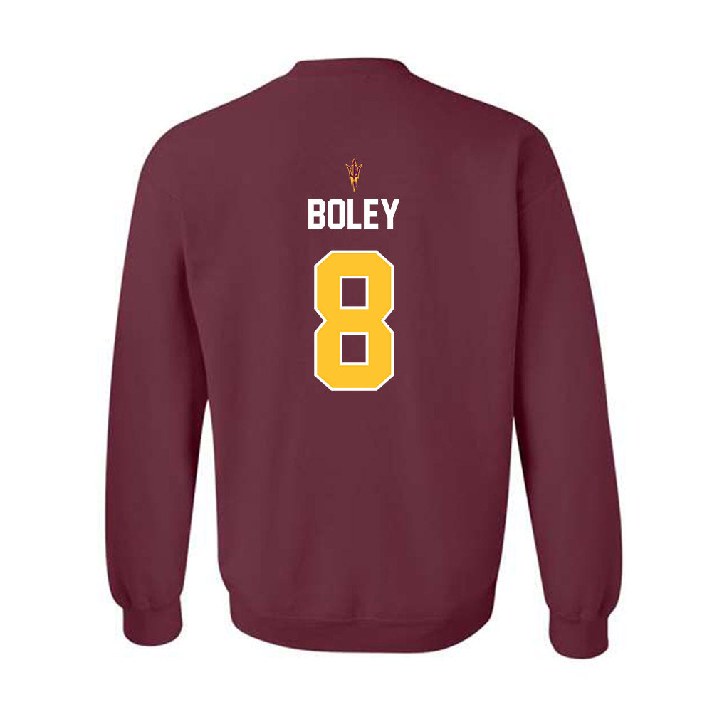 Arizona State - NCAA Football : Cutter Boley - Replica Shersey Crewneck Sweatshirt-1