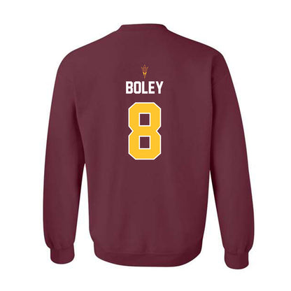 Arizona State - NCAA Football : Cutter Boley - Replica Shersey Crewneck Sweatshirt-1