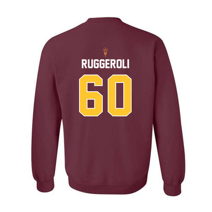 Arizona State - NCAA Football : Xander Ruggeroli - Replica Shersey Crewneck Sweatshirt-1