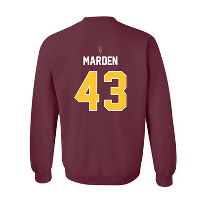 Arizona State - NCAA Football : Mason Marden - Replica Shersey Crewneck Sweatshirt-1