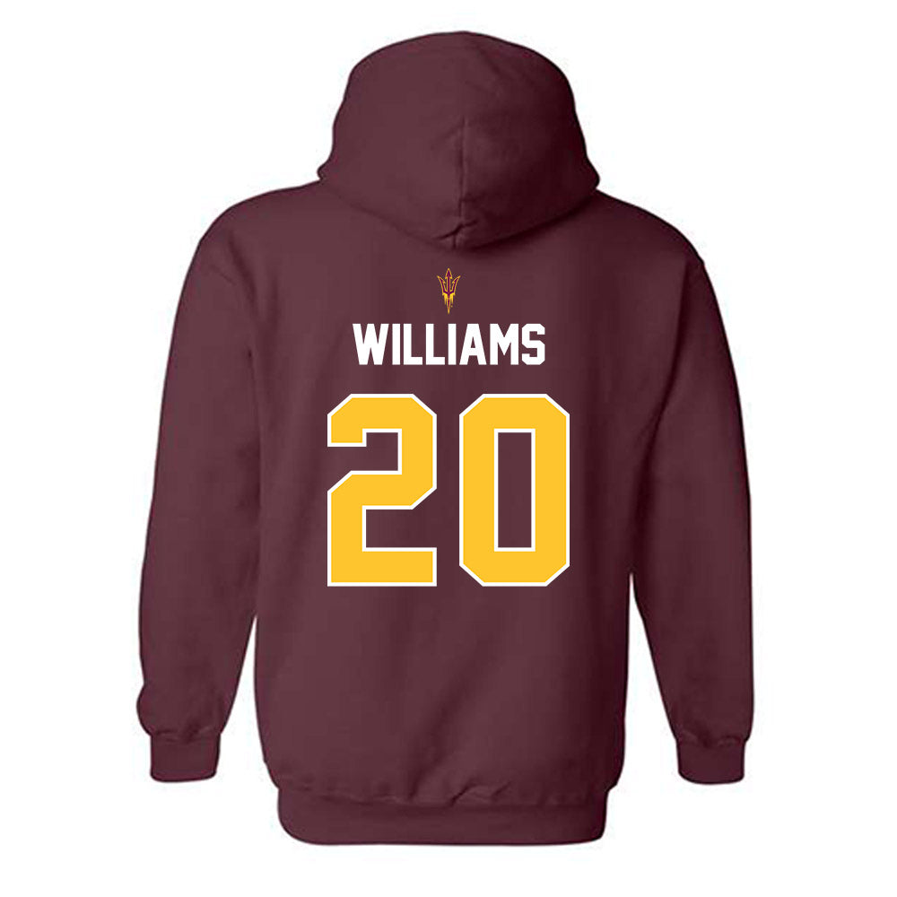 Arizona State - NCAA Football : Maurice Williams - Replica Shersey Hooded Sweatshirt-1