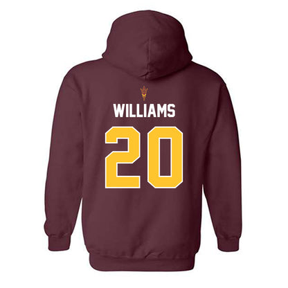 Arizona State - NCAA Football : Maurice Williams - Replica Shersey Hooded Sweatshirt-1