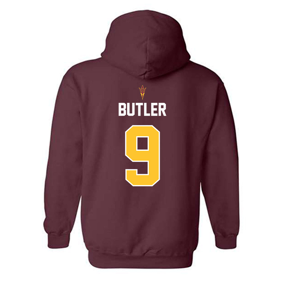 Arizona State - NCAA Football : Cory Butler - Replica Shersey Hooded Sweatshirt-1
