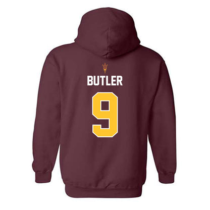 Arizona State - NCAA Football : Cory Butler - Replica Shersey Hooded Sweatshirt-1