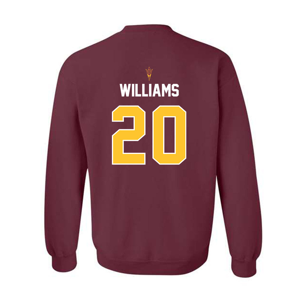 Arizona State - NCAA Football : Maurice Williams - Replica Shersey Crewneck Sweatshirt-1