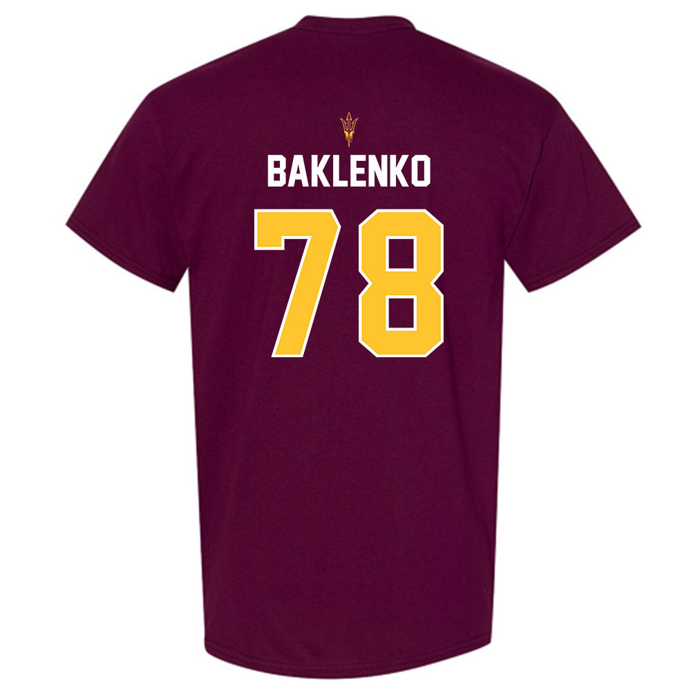Arizona State - NCAA Football : Luke Baklenko - Replica Shersey T-Shirt-1
