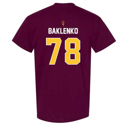Arizona State - NCAA Football : Luke Baklenko - Replica Shersey T-Shirt-1