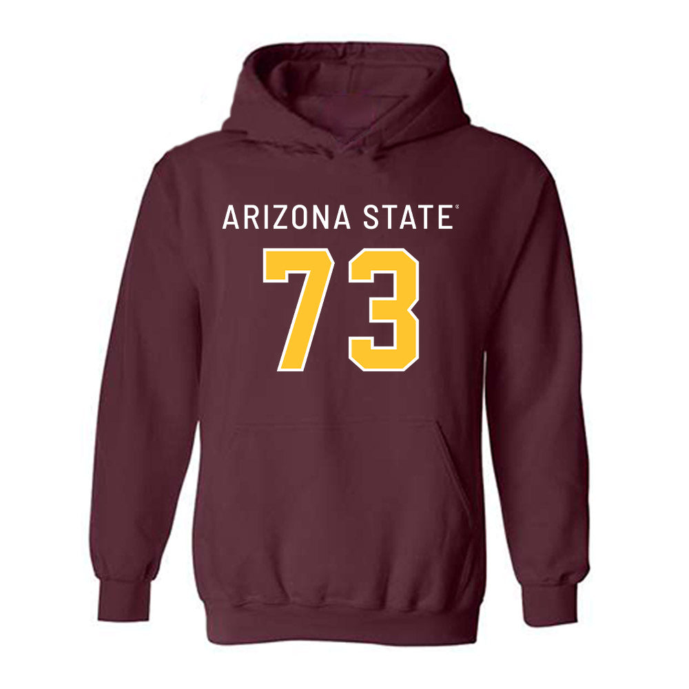 Arizona State - NCAA Football : Terrell Kim - Replica Shersey Hooded Sweatshirt-0
