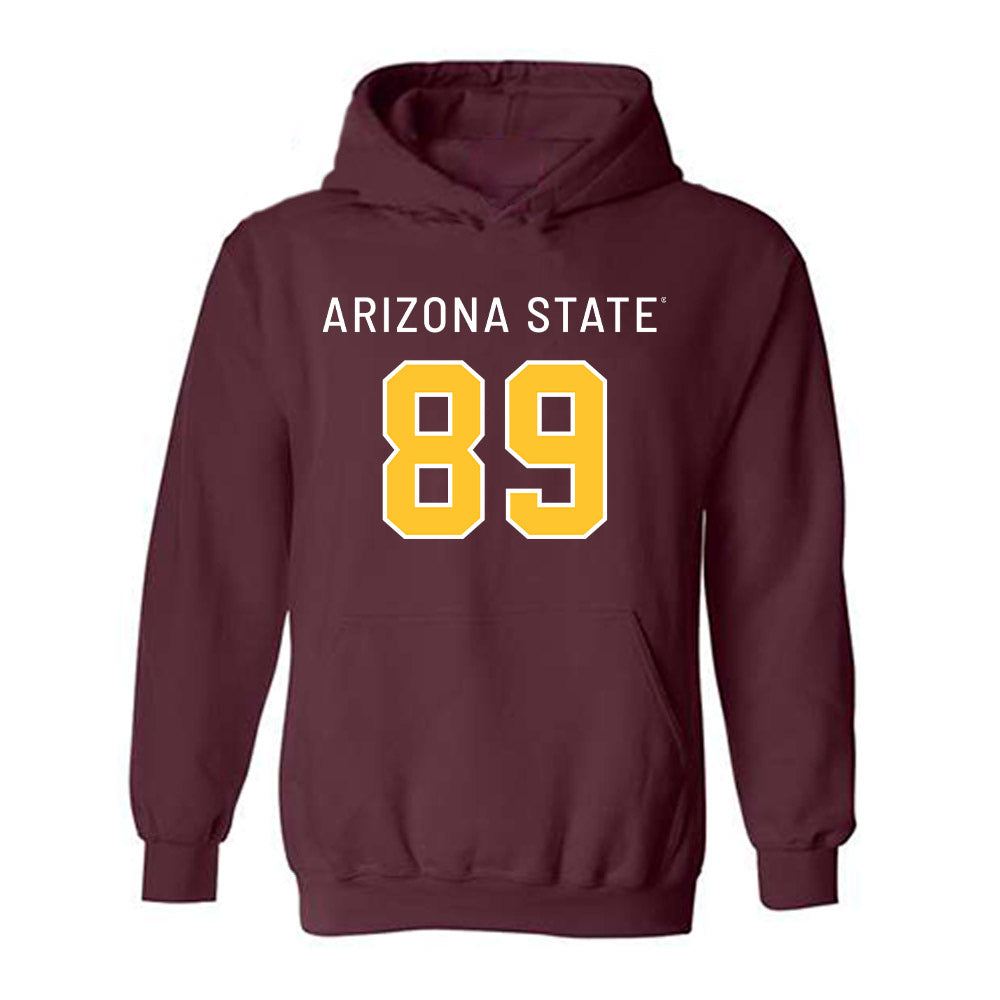 Arizona State - NCAA Football : Harry Hassmann - Replica Shersey Hooded Sweatshirt-0
