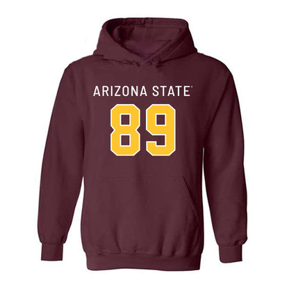 Arizona State - NCAA Football : Harry Hassmann - Replica Shersey Hooded Sweatshirt-0