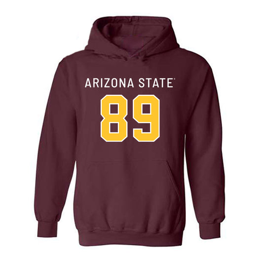 Arizona State - NCAA Football : Harry Hassmann - Replica Shersey Hooded Sweatshirt-0