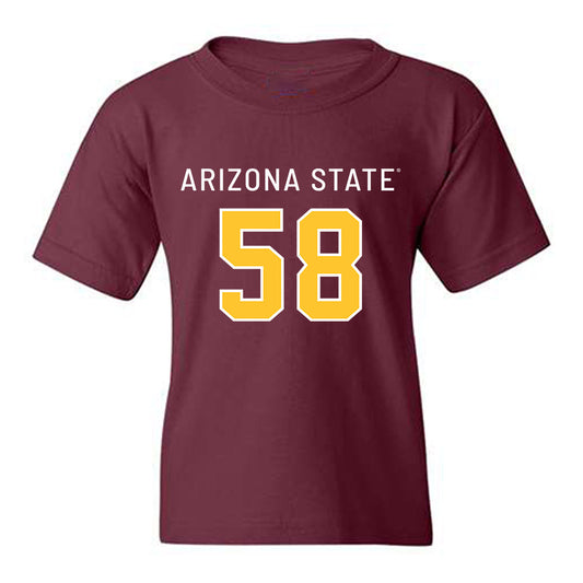 Arizona State - NCAA Football : Santana Alo - Replica Shersey Youth T-Shirt-0