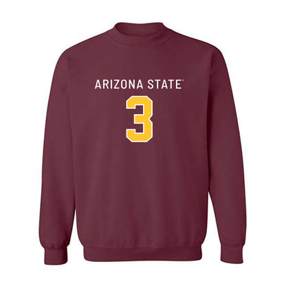 Arizona State - NCAA Football : Reed Harris - Replica Shersey Crewneck Sweatshirt-0