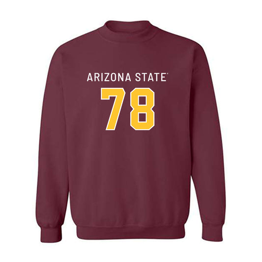 Arizona State - NCAA Football : Luke Baklenko - Replica Shersey Crewneck Sweatshirt-0
