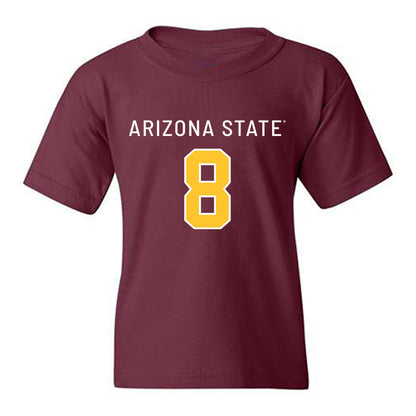 Arizona State - NCAA Football : Cutter Boley - Replica Shersey Youth T-Shirt-0