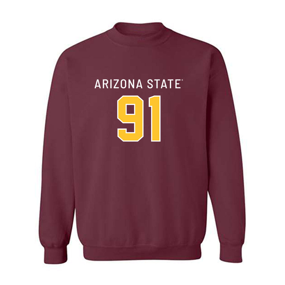 Arizona State - NCAA Football : Rashad McKenzie - Replica Shersey Crewneck Sweatshirt-0