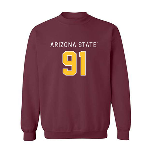 Arizona State - NCAA Football : Rashad McKenzie - Replica Shersey Crewneck Sweatshirt-0