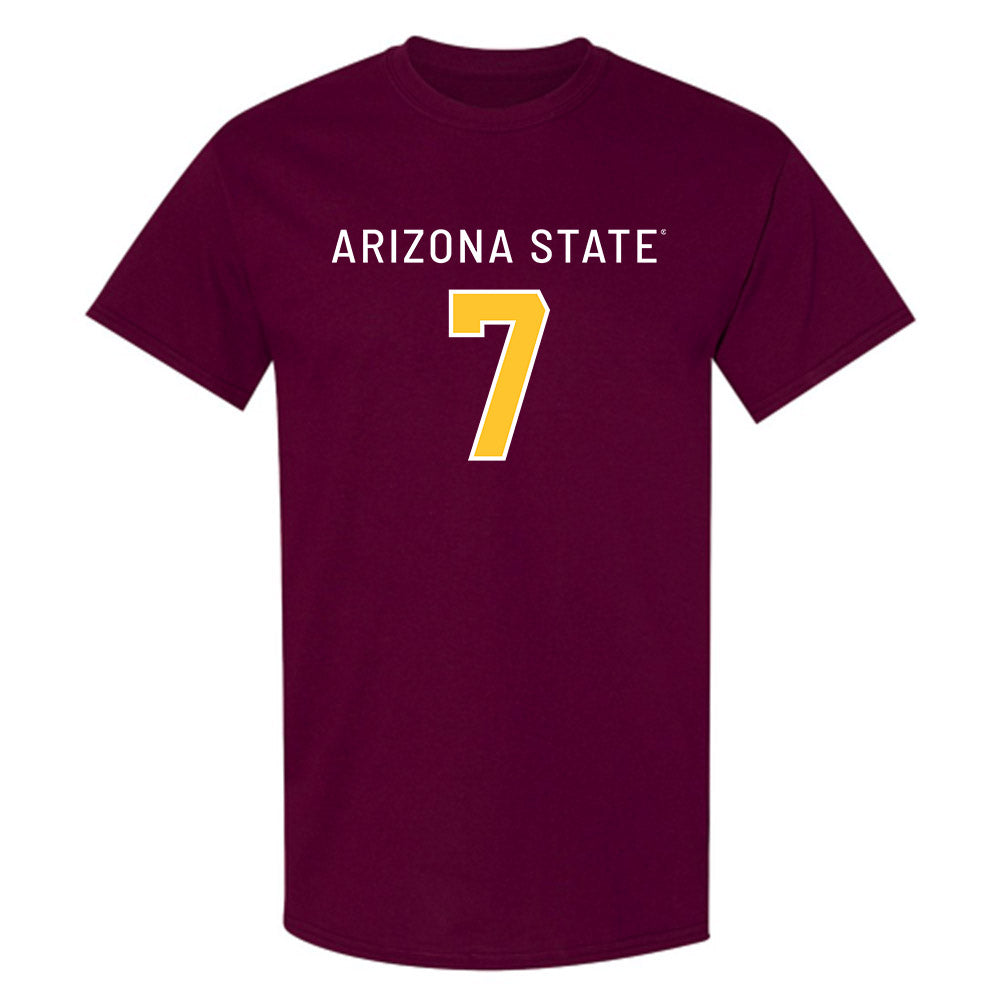 Arizona State - NCAA Football : Raiden Vines-Bright - Replica Shersey T-Shirt-0