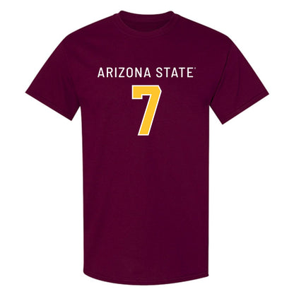 Arizona State - NCAA Football : Raiden Vines-Bright - Replica Shersey T-Shirt-0
