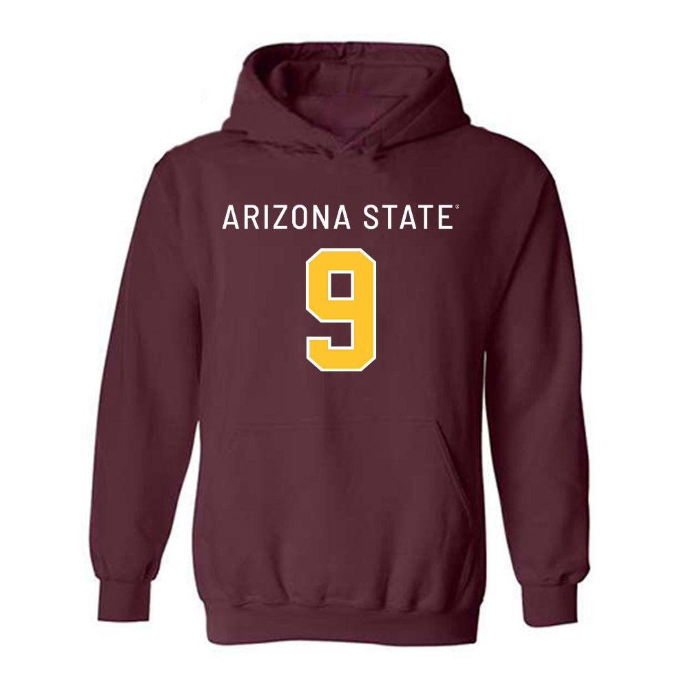 Arizona State - NCAA Football : Cory Butler - Replica Shersey Hooded Sweatshirt-0