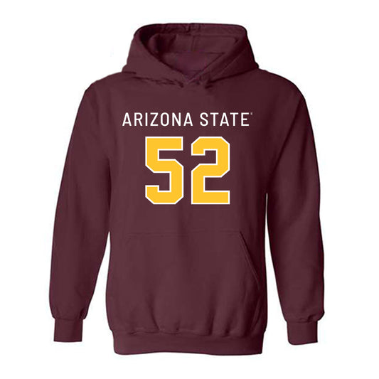 Arizona State - NCAA Football : Ui Muti - Replica Shersey Hooded Sweatshirt-0