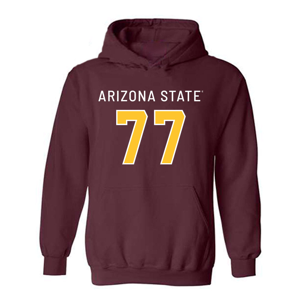 Arizona State - NCAA Football : Kyle Scott - Replica Shersey Hooded Sweatshirt-0