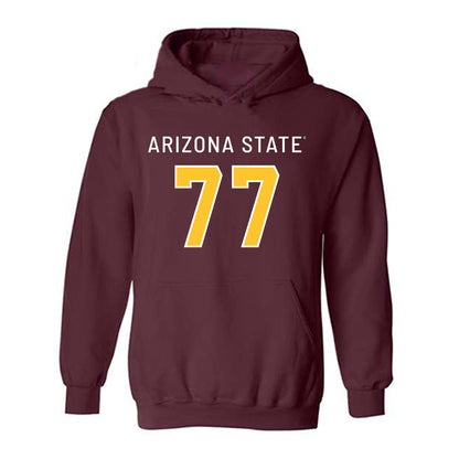 Arizona State - NCAA Football : Kyle Scott - Replica Shersey Hooded Sweatshirt-0