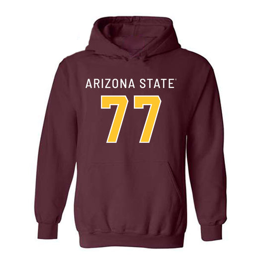 Arizona State - NCAA Football : Kyle Scott - Replica Shersey Hooded Sweatshirt-0
