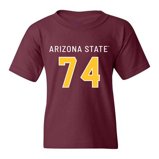 Arizona State - NCAA Football : Siosaia Lapuaho - Replica Shersey Youth T-Shirt-0