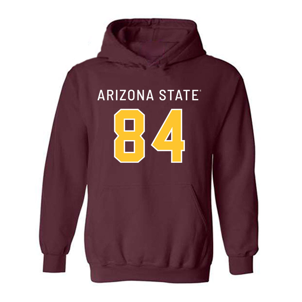Arizona State - NCAA Football : Cory Butler Jr. - Replica Shersey Hooded Sweatshirt-0