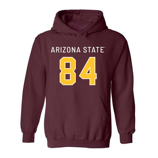 Arizona State - NCAA Football : Cory Butler Jr. - Replica Shersey Hooded Sweatshirt-0
