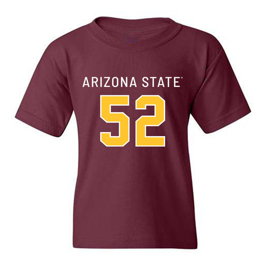 Arizona State - NCAA Football : Ui Muti - Replica Shersey Youth T-Shirt-0