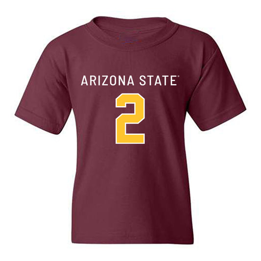 Arizona State - NCAA Football : Jake Fette - Replica Shersey Youth T-Shirt-0