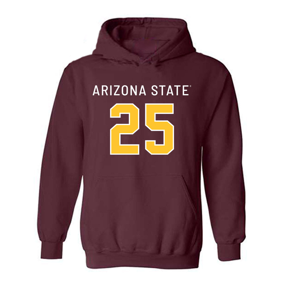Arizona State - NCAA Football : Cardae Mack - Replica Shersey Hooded Sweatshirt-0