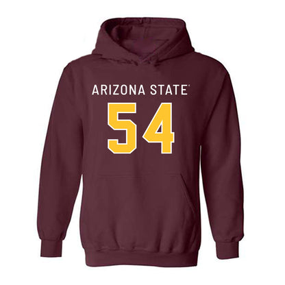 Arizona State - NCAA Football : Desean Bryant Jr - Replica Shersey Hooded Sweatshirt-0