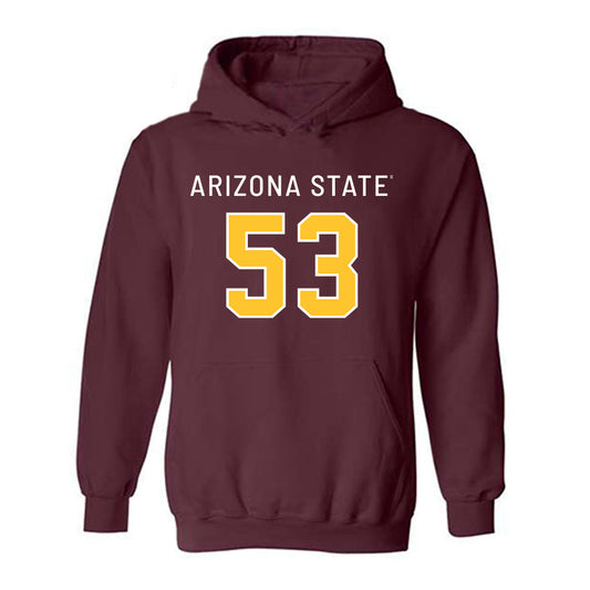 Arizona State - NCAA Football : Albert Smith III - Replica Shersey Hooded Sweatshirt