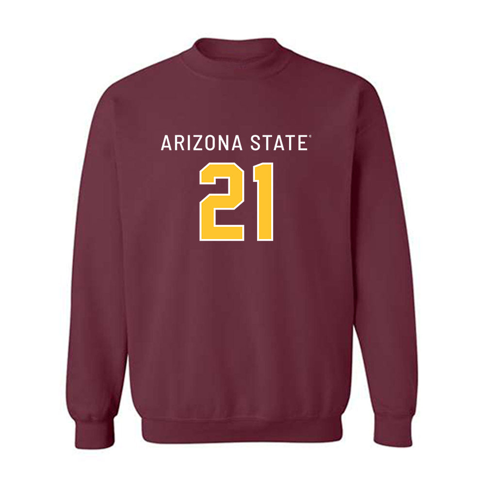 Arizona State - NCAA Football : Grayson Rigdon - Replica Shersey Crewneck Sweatshirt-0