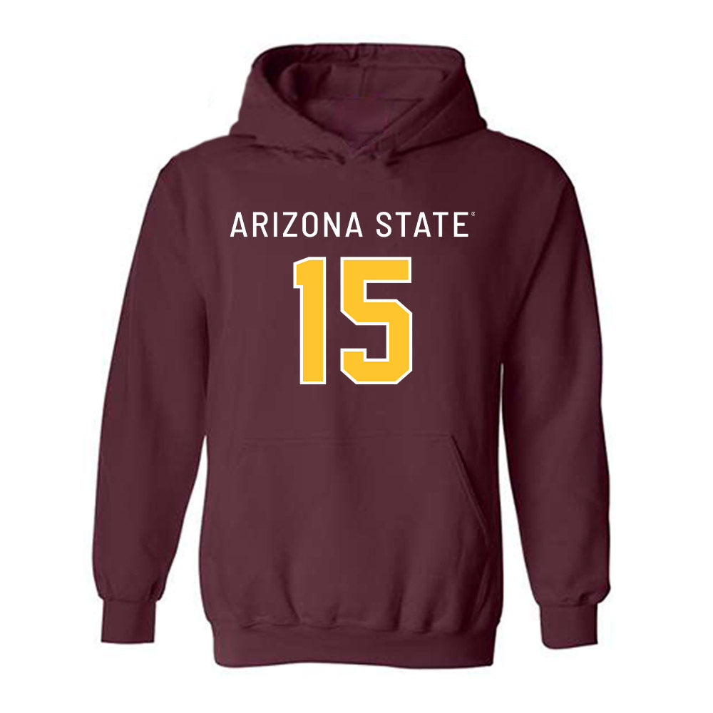 Arizona State - NCAA Football : Joseph Smith - Replica Shersey Hooded Sweatshirt-0